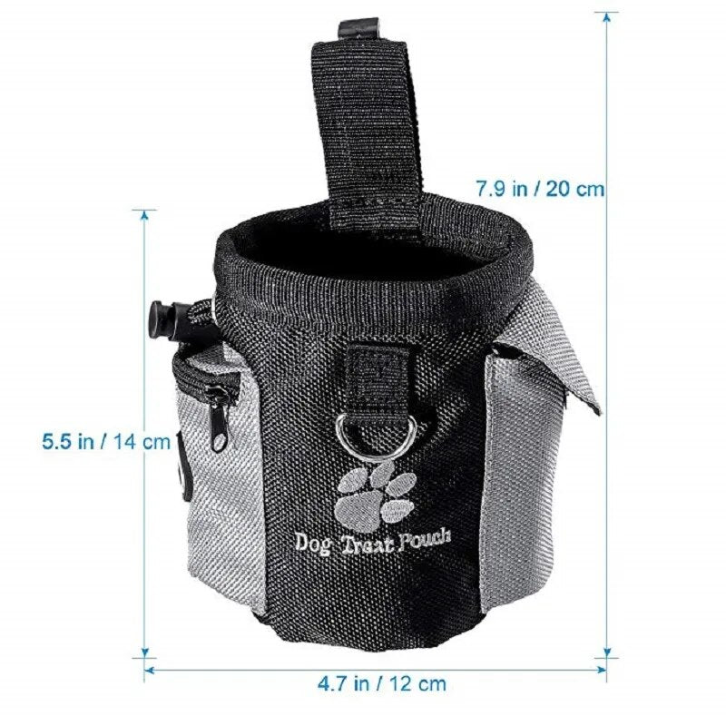 dog treat pouch measurements, 7.9in / 20cm x 4.7in / 12cm x 5.5in /14cm