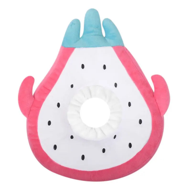 recovery cone for cats, plush stuff recovery cone in different styles, dragon fruit