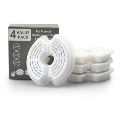 four pack filter replacement for the pet water fountain