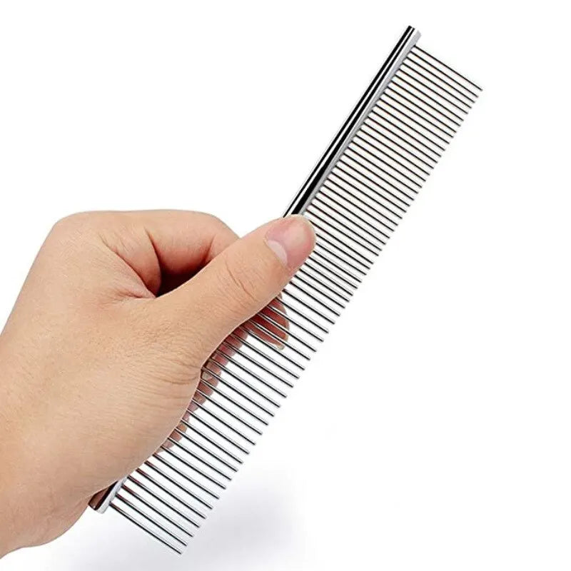 pet grooming comb stainless steel