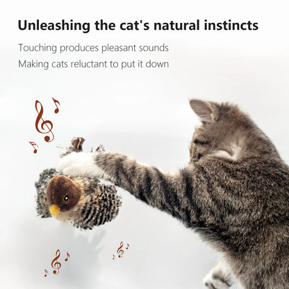 Interactive Flying Bird Cat Toy