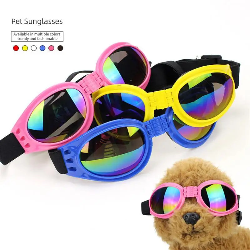 folding dog sunglasses, multiple colors, trendy and fashionable 