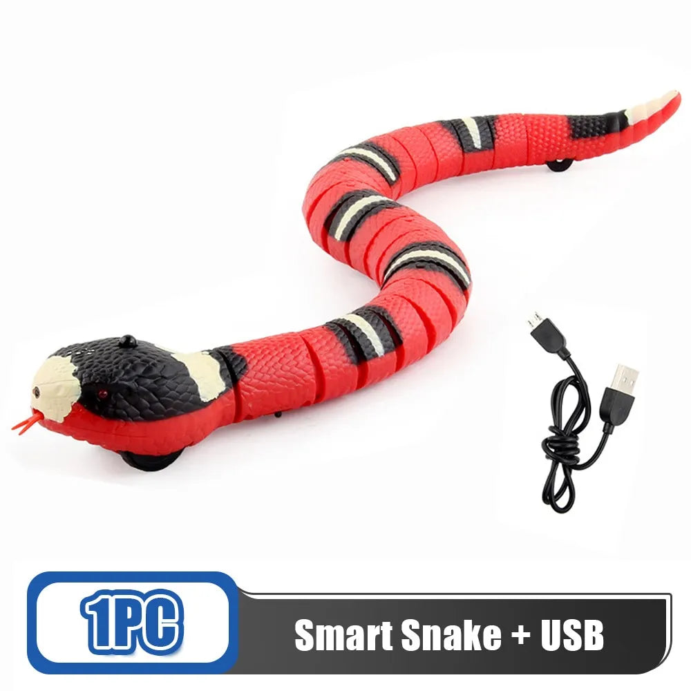 Smart Sensing Cat Toy, snake and USB cable 