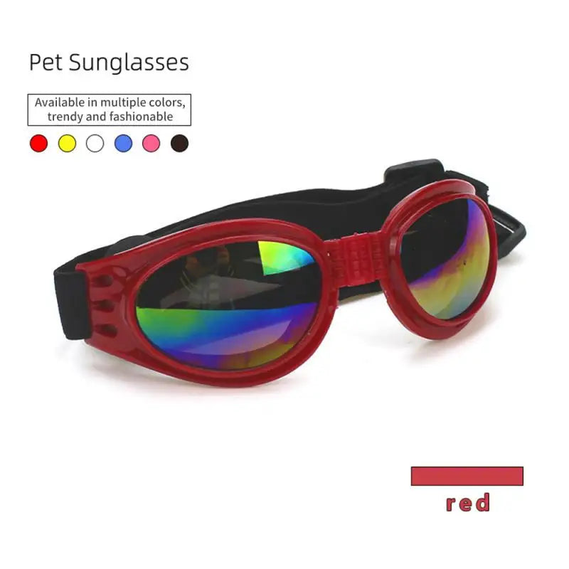 pet sunglasses, red