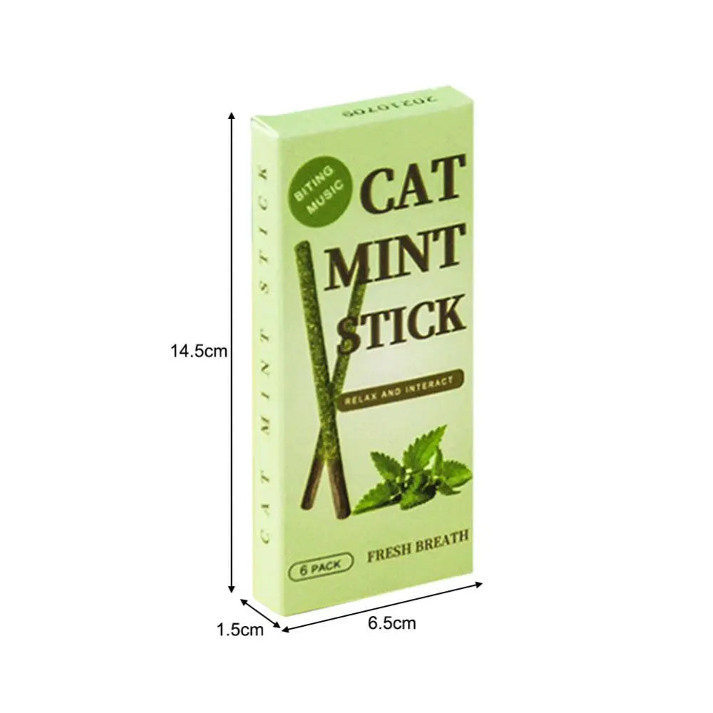 mint stick size of box, 14.5cm x 1.5cm x 6.5cm, pack of 6 