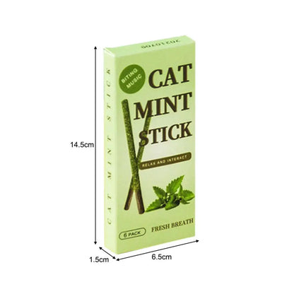 mint stick size of box, 14.5cm x 1.5cm x 6.5cm, pack of 6 