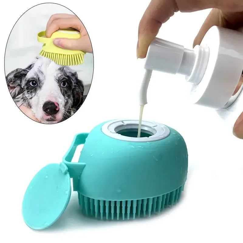 Pet Silicone Bath Brush