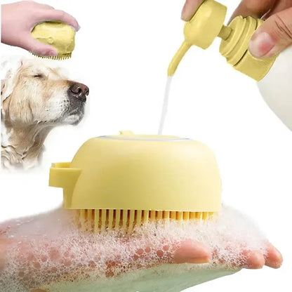 Pet Silicone Bath Brush