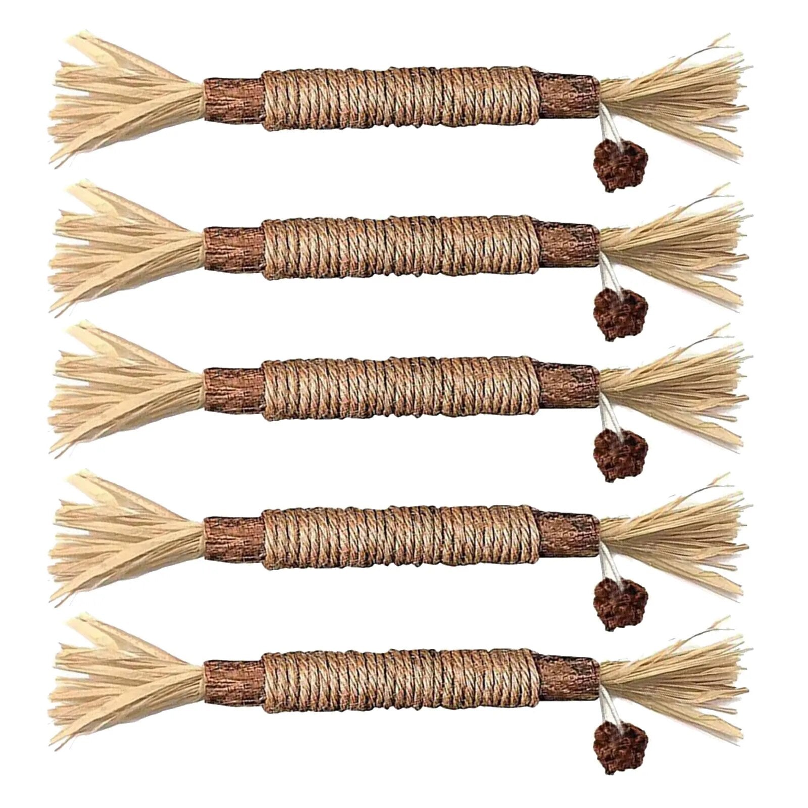 5 pc wooden chew sticks for cats