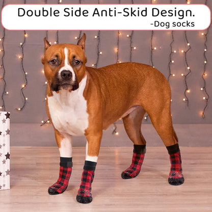 pet socks, double sided anti-skid design, 