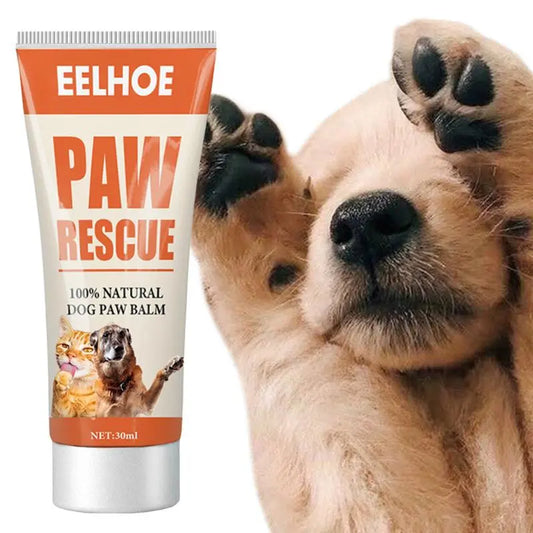 natural dog paw balm, relieves cracking and cracking of the claws and snout, use like you would a hand cream